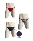 kit Com 3 Cueca Fio Dental Com Regulagem - Empodera